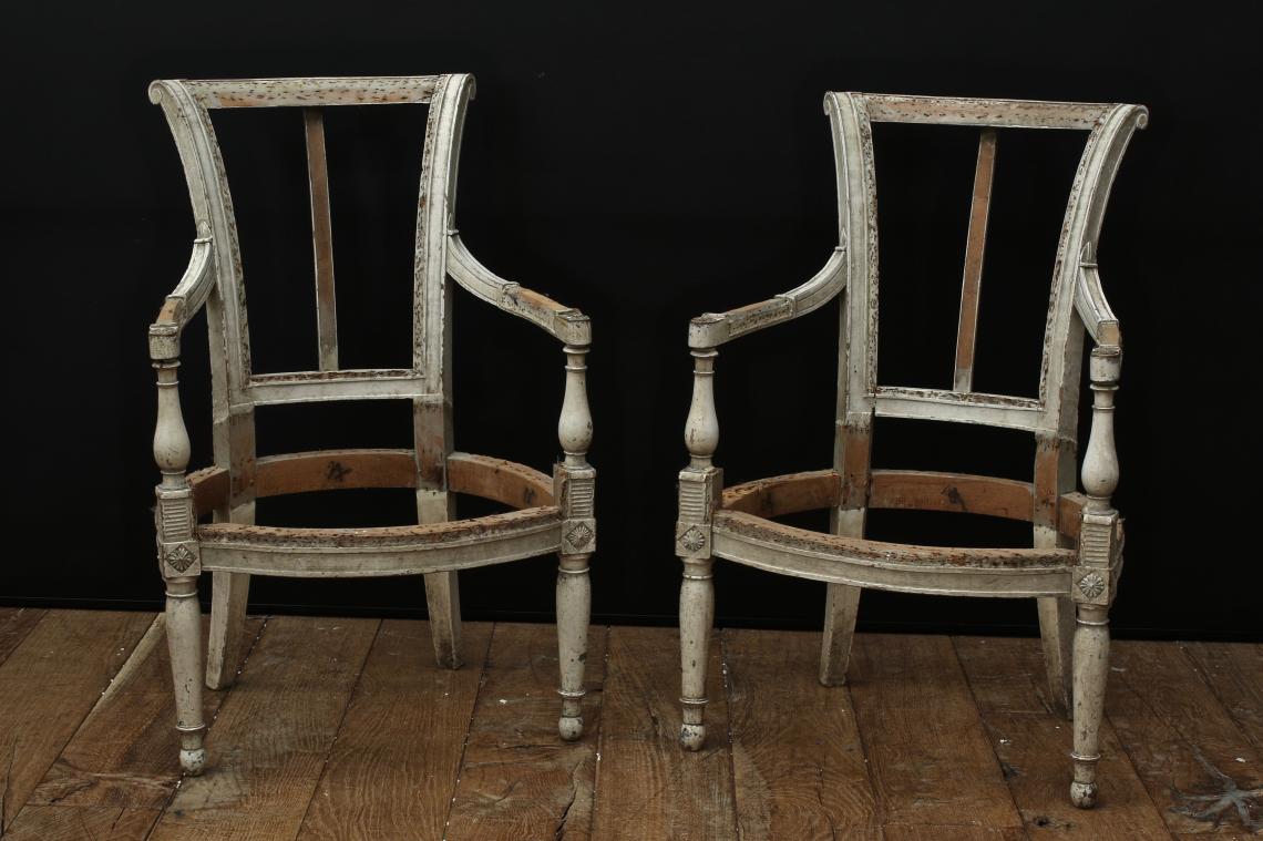 Pair of Directoire / Restoration Chairs